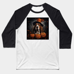 Halloween English Foxhound Baseball T-Shirt